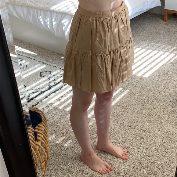Madewell Khaki Mini Skirt NWT - Picture 1 of 6